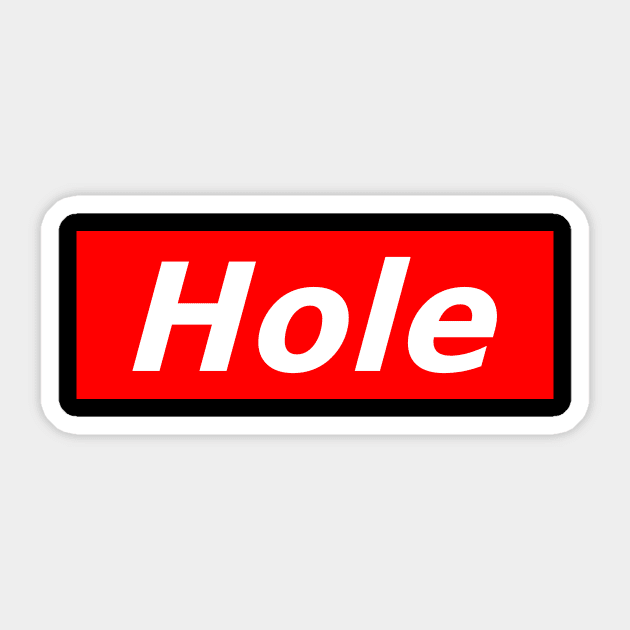 Hole Sticker by oskibunde